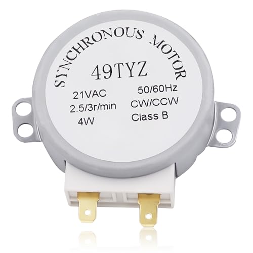 PartsBroz WB26X10038 Microwave Turntable Motor - Compatible with General Electric Kenmore Hotpoint - Replaces AP2024962 769741 AH237772 EA237772 PS237772 Ultra Durable Replacement