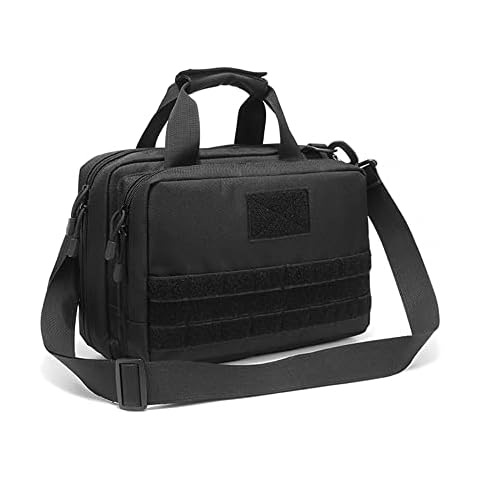 DONGKER Range-Bag, Taktisch Waffentasche, Wasserdicht Pistol Shooting Range Reisetasche Waffen Zubehör Beutel Cover