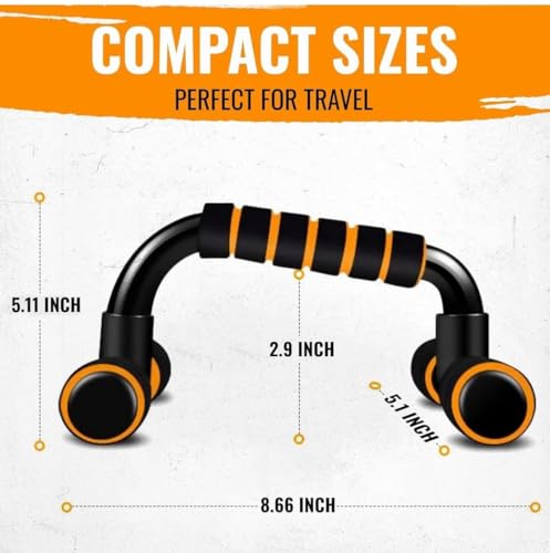 Image of DFF Push Up, Perfect Muscle Pushup Bars Stands Handles Aid Equipment for Men and Women Push-up Workout Push-ups