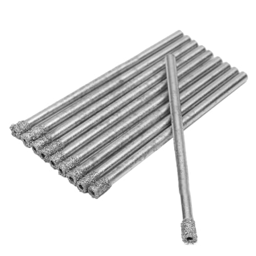 Jooehyer Set of 10-3mm Diamond Core Drill Bits, 1/8 Inch Masonry Cutter for Glass, Tile & Marble 7 Jooehyer Set of 10-3mm Diamond Core Drill Bits, 1/8 Inch Masonry Cutter for Glass, Tile & Marble - Image 7