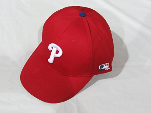 Adult FLAT BRIM Philadelphia Phillies Home Red Hat Cap MLB Adjustable