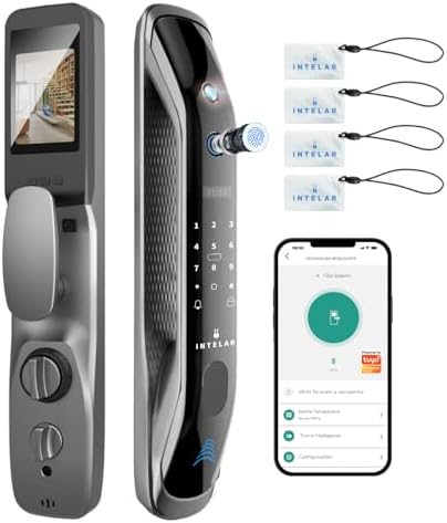 Fechadura Digital Biométrica Wi-Fi Inteligente, X2 Fechadura Digi...