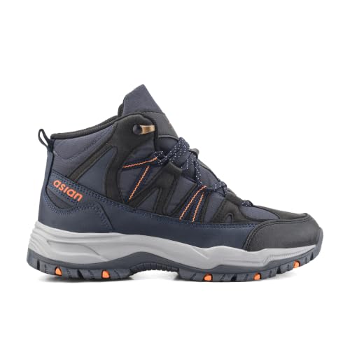 Image of ASIAN Men's Everest-21 Sports Trekking & Hiking,Walking Hi-Neck Shoes with Rubber Outsole & Memory Foam Insole Lace-Up Shoes for Men's & Boy's