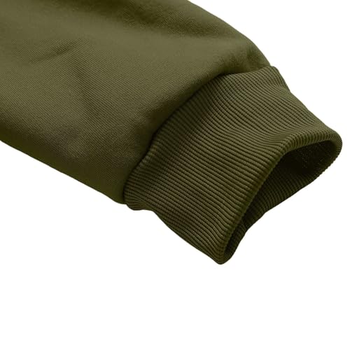 Tactical Hoodie for Men Quarter Zip Pullover Sweatshirt Fashion Long Sleeve hooded Loose Ultra Soft Coat with Pocket3