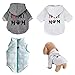 Clopon 3Pcs Dog Hoodie for Puppy Cute Doggie Pet Small Dogs Clothes Apparel Tutu Sweatshirt Harness XS