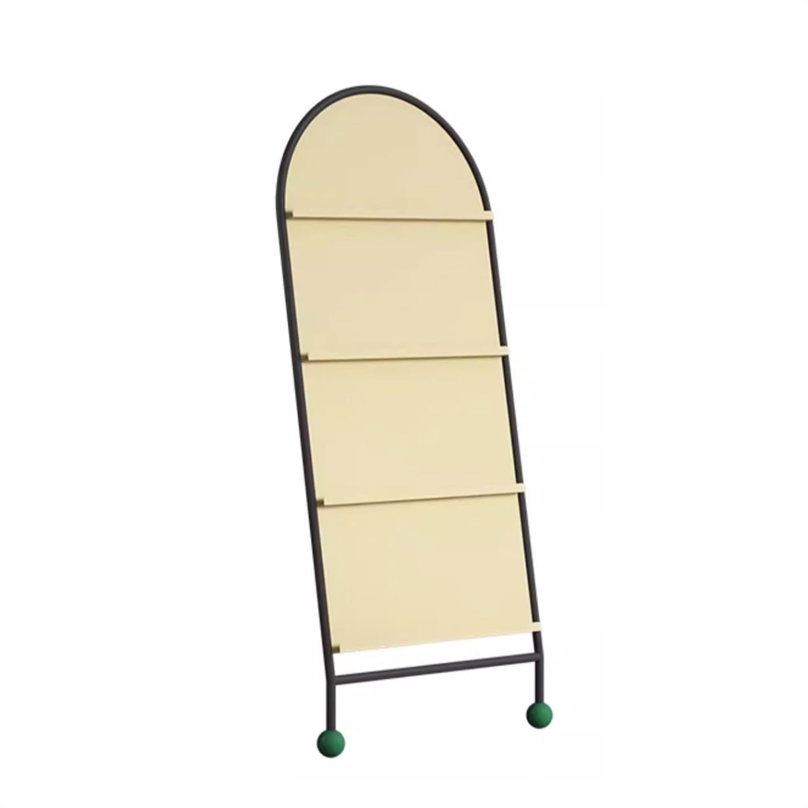 Jianjunchaling One Color Floor-To-Ceiling Magazine Rack Against The Wall Brochure Stand Catalog Literature Rack 4 Layers For Trade Show Exhibitions Office Retail Store For Office, Trade Show, Exhibitions