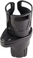 Suporte Multifuncional para Copos de Carro, Porta Bebidas Ajustável com Rotação 360 Graus, Expansor Duplo para Garrafas, Instalação no Porta-Copos