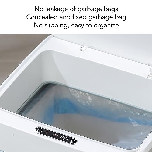 Miniatura 9 de Duokon Bote De Basura Con Sensor Inteligente Con Carga Usb, Tapa Automática, Resistente Al Agua, Ahorro De Espacio Para Dormitorio, Baño, Cocina Y Oficina