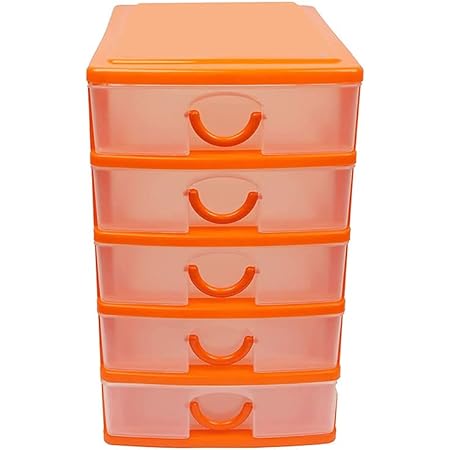 Set 6 Pannelli Officina Con 120 Contenitori Arancione/Nero - Sistema Organizzazione Parete - Foto 7