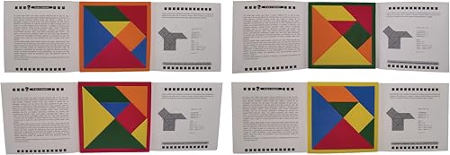 TANGRAM em EVA: Quebra-Cabea Geometrico Clssico com 7 Peas em Plstico, Indicado para Todas as Idades