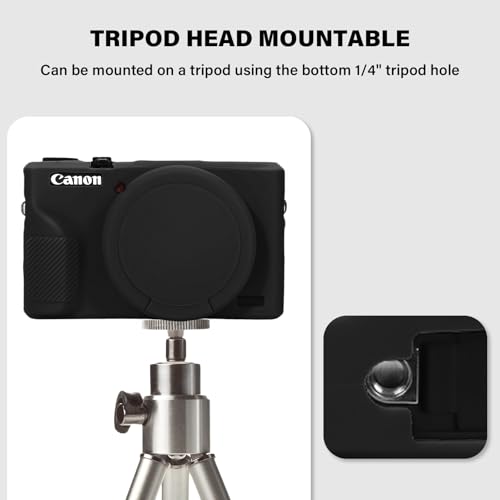 Funda de silicona para Canon Powershot G7X Mark III miniatura 4