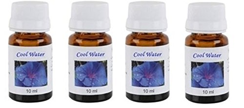 Crazy Sutra Aroma Essential Oilset of 4 Cool Water Aromatherapy Spa Liquid Air Freshener (10 ml Each)