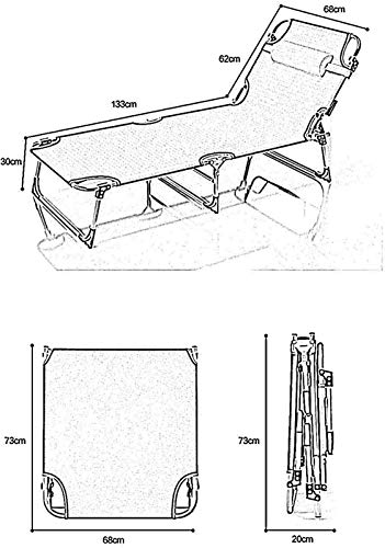 Chaise inclinable Zero Gravity pour soulager le dos avec son dossier réglable - 3