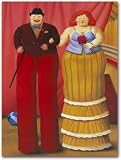 SPeesy Pósteres de Fernando Botero, figura abstracta, pintura en lienzo, arte de pared de Fernando Botero, impresiones de Fernando Botero para decoración del hogar, imágenes 60x70cmx1 sin marco
