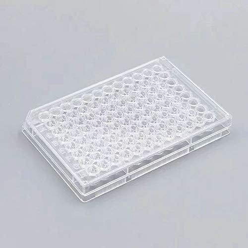 Tissue Culture Plate 96 Well - with Lid, Flat Bottom, Individual Pack (Pack of 10)