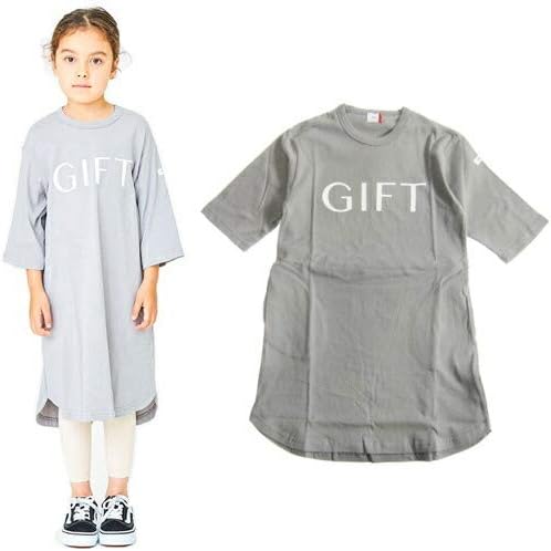 Amazon Co Jp Fov フォブ 90 170cm Gift 7分丈ワンピース グレー 服 ファッション小物