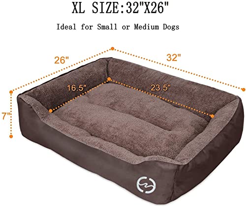 Cloudzone Dog Beds For Large Dogs, Large Dog Bed Machine Washable Rectangle Breathable Soft Padding With Nonskid Bottom Pet Bed For Medium And Large Dogs Or Multiple-Xl #TOP1