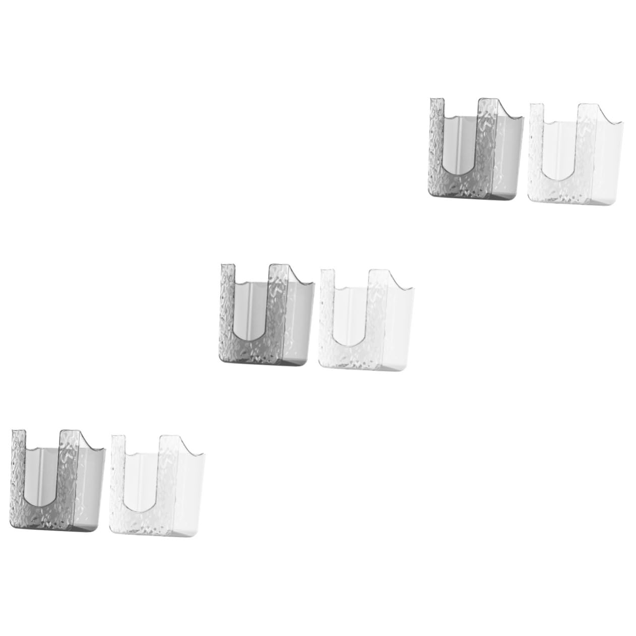MAGICLULU 3 Sätze Taschentuchbox Für Die Wand Wandmontierter Tissue-Box Bad- Und Küchenorganizer Spender Müll Über Taschentuchhalter Für Die Küche Tücher Wandhalter Das Haustier 2 Stück * 3
