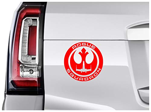 Ur Impressions Red Rogue Squadron Decal Vinyl Sticker Graphics For Cars Trucks Suv Vans Walls Windows Laptop|Red|5.5 Inch|Uri344 #TOP4