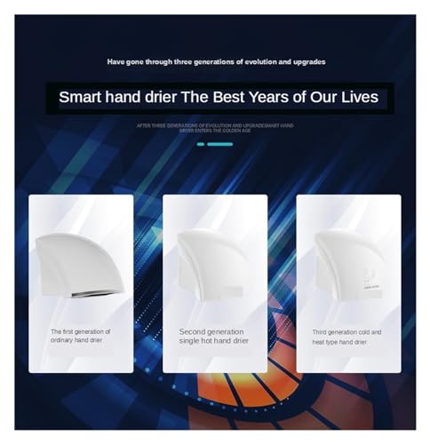 Secador de manos inteligente con sensor para baño de hotel 5