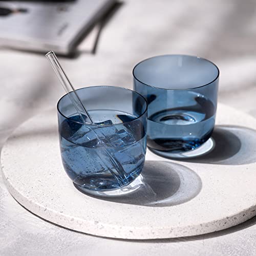 like. by Villeroy & Boch - Like Ice Water Glass Set 2 pces, Coloured Glass ice Blue, Capacity 280 ml, Average - Image 2