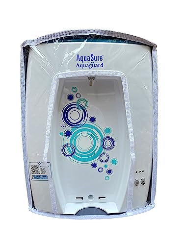 Image of Protective Cover Compatible with Eureka Forbes Aquaguard Maxima Booster Water Purifier - Scratch Resistant,Transparent Design with Easy Velcro Closure for Enhanced Protection.