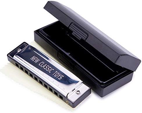 New Classic Toys NCT-0023 Harmonica for Toddlers 3 Boys and Girls Baby Gifts, Kids Musical Instruments for Childrens Three Year Old, Box