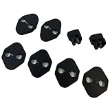 (Jusby) 新型シエンタ 2022.8~10系用 ドアストライカーカバー&ヒンジカバーセット (スライド対応）Sienta MXP1#G型ドアカバー ドレスアップ パーツ(ノーマルタイプ)