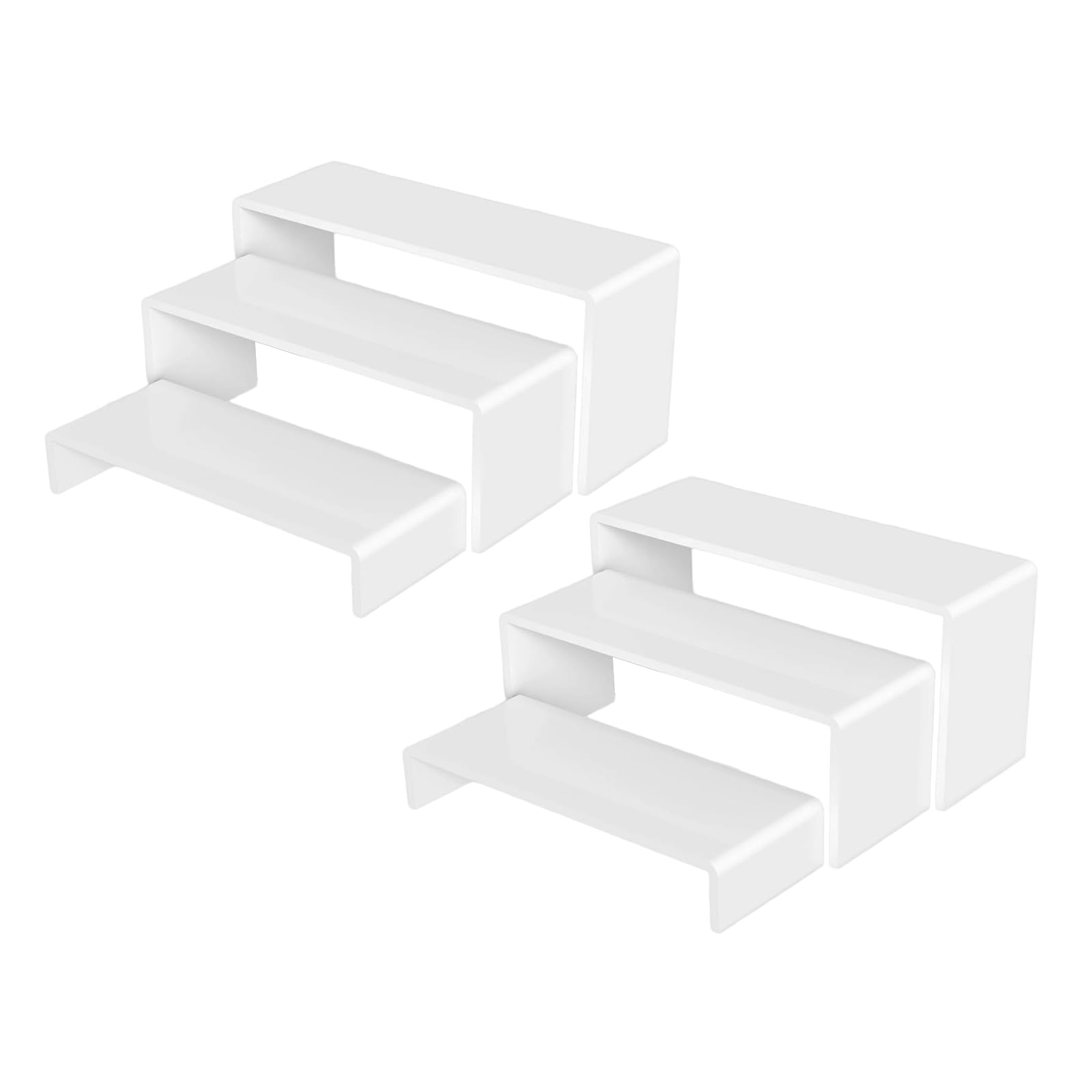Elevadores acrílicos expositores de escaparate para tiendas y decoración de eventos 6 unidades