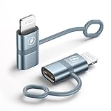 (2個セット)BLITEZZ Type C to ライトニング 変換アダプタの対応iPhone充電 36W PD急速充電 PDチップ搭載USB C変換アダプタの対応タイプcからライトニングに変換アルミニウム製の外装とシリコン製のロストストップコード付き設計ですのiPhone 14 13 12 11 Pro Max,iPad/AirPods/iPodなどiOS機器対応(OTG/オーディオ機能非対応)