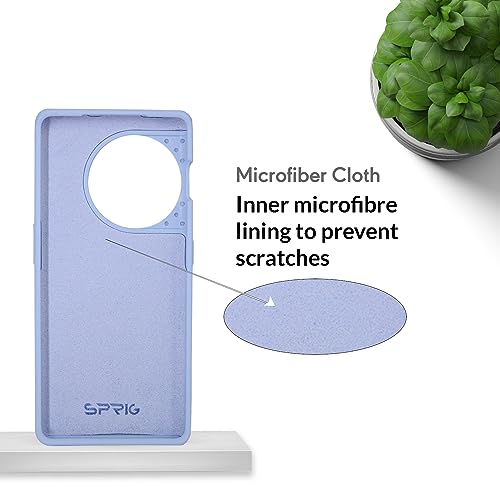 Image of SPRIG Cases Compatible with OnePlus 11R 5G Liquid Silicone Cover Premium Back Cover Case Drop Tested Shock Proof for Boys and Girls with Camera Protection (Blue)