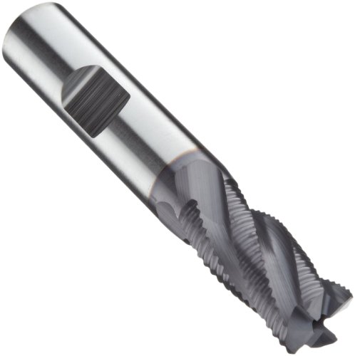 YG-1 Cobalt Steel Square Nose End Mill | 4 Flute, 1/4 Inch Cut, Weldon Shank | For Milling, Non-Center Cutting