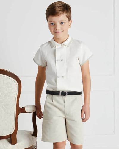 AWAYTR Boys Black Dress Belt - Kids Reversible Leather Belt with Metal Buckle Youth Toddler Belt for Pants (Gunmetalr Buckle, Black/Brown, 90cm) - Thumbnail 6