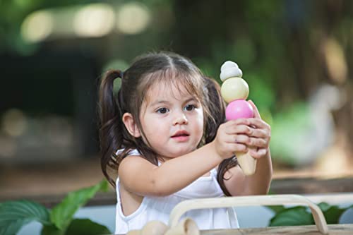 Plantoys Ice Cream Cone Pretend Play Food Set (3486) | Sustainably Made From Rubberwood And Non-Toxic Paints And Dyes #TOP5