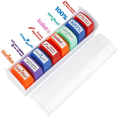 Teacher Stamps, Teacher Stamps For Classroom, Self Inking Stamps For Teachers, Teacher Stamps Self Inking, Classroom Stamps (Set Of 8) #TOP6