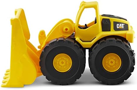 CAT Construction Toys, Mini Crew 3-Pack 7β, Push-Powered Yellow Construction Vehicle Toys, Includes Dump Truck, Wheel Loader, and Excavator for Kids and Toddlers Ages 2+ - 4
