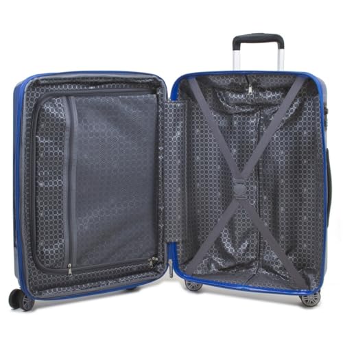 Beachy Beauty Hardside 3-Piece Expandable Spinner Luggage Set - Blue, 20" X 13.5" X 10", 6.8 Lb - Polycarbonate, TSA Lock, Expandable, Spinner Wheels4