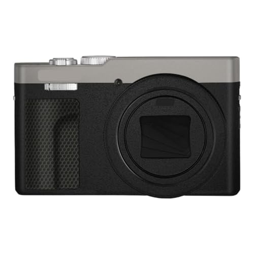 Autocollant Panasonic Lumix ZS99 noir givré et titane avec protection anti-rayures