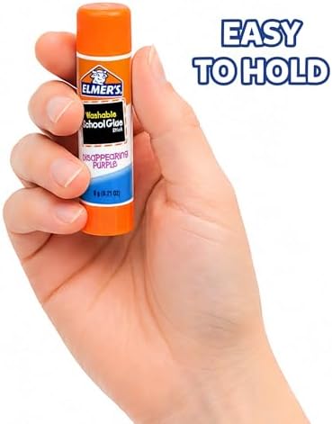 Elmer's Disappearing Purple School Glue Sticks, Washable, 7 Grams, 30 Count - Posters, Back to School, Bulk Pack for Classrooms, #1 Teacher Brand - 2