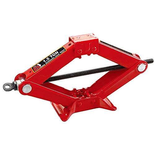 BIG RED Scissor Car Jack, 1.5 Ton (3000lbs) Steel Scissor Lift...