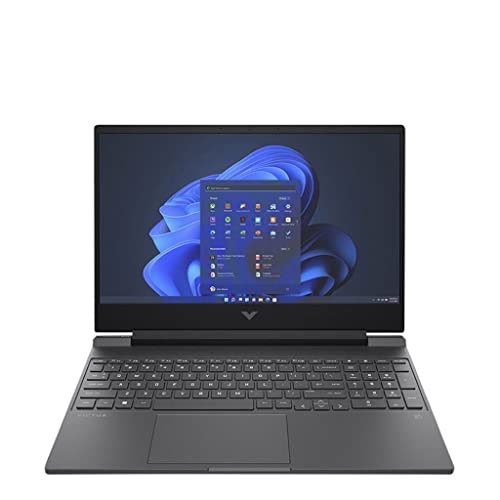 HP Victus Gaming Laptop,15.6' FHD IPS Anti-Glare 144Hz Display, AMD Ryzen 5-5600H, 16GB RAM, 512GB PCIe NVMe SSD, GeForce GTX 1650 4GB DDR6, Backlit Keyboard ,W10H- Mica Silver