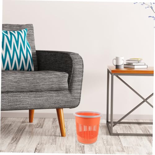 Basura rectangular de polipropileno 2 piezas naranja miniatura 4
