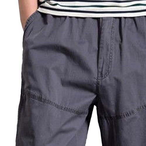 Pantalones cortos cargo de algodón para hombre miniatura 3