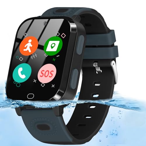 Smartwatch 4g Niño Y Niña, Reloj Inteligente Gps, Ip67 Impermeable, Videollamada, Wifi, Sos, Chat Tiempo Real, Mensaje, Cámara Podómetro Despertador, Smart Watch Regalo Para 4-12 Años Negro Smartwatch 4g Niño Y Niña, Reloj Inteligente Gps, Ip67 Impermeable, Videollamada, Wifi, Sos, Chat Tiempo Real, Mensaje, Cámara Podómetro Despertador, Smart Watch Regalo Para 4-12 Años Negro