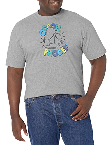 T-shirt homme gris chiné anti-déformation Disney Mickey taille L