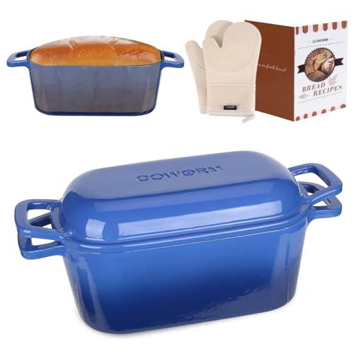 3.6QT Oval Cast Iron Bread Pan