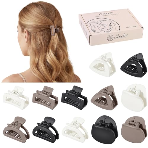 Pinzas para cabello pequeñas 12 piezas, plástico miniatura 1