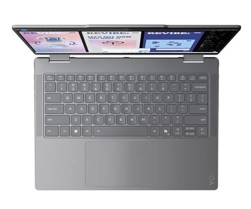 Image of Lenovo Yoga 7i 2-in-1 2025 Copilot+ PC with Intel Core Ultra 7 256V Processor, 1TB SSD, Yoga Pen, 14 inch WUXGA OLED Dolby Vision Touchscreen, 16GB LPDDR5x-8533 Memory, 5MP IR Cam, Wi-Fi 7, and Win11 Pro