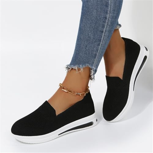 Orthopedic Shoes for Women Wide Width Comfort Walking Lightweight Slip On Sneakers Arch Support Casual Soft Mesh Shoe2