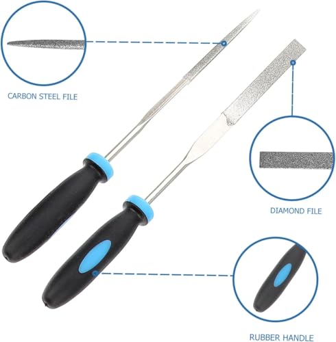 13 Stück Nadelfeilen Holzfeilen Set, Modellbau Schlüsselfeilensatz Metall, Speckstein Werkzeug Set, Diamant Feile Holz für Holz, Metall, Speckstein, Heimwerken, Schmuck
